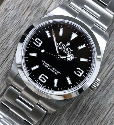 rolex explorer 36mm on wrist.